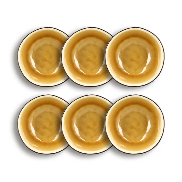 Ogo Living Lot De 6 Bols BALATA Jaune 600ml