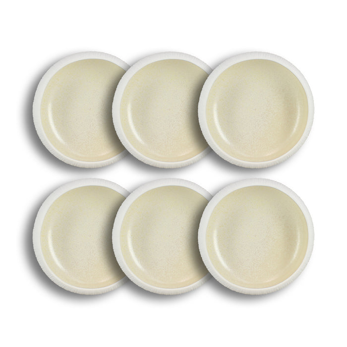 Ogo Living Lot De 6 Bols URUS Beige 18 Cm