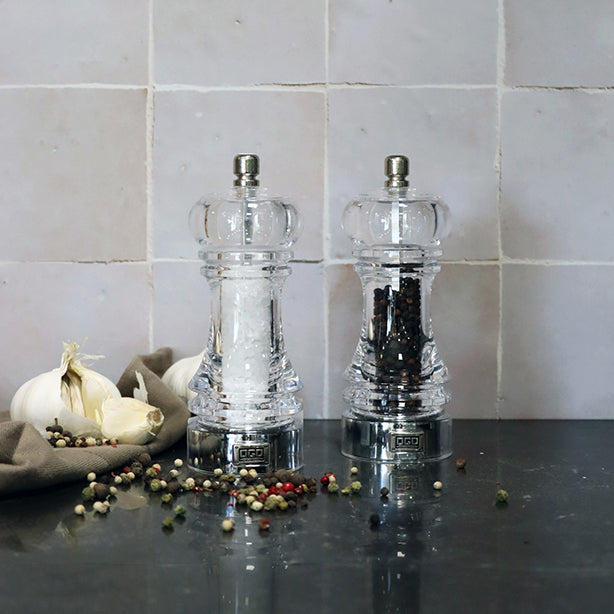 Ogo Living Moulin à Poivre AZEL Transparent 15 Cm