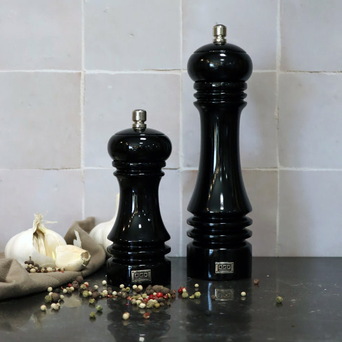 Ogo Living Moulin à Poivre En Bois AZEL Noir 23 Cm