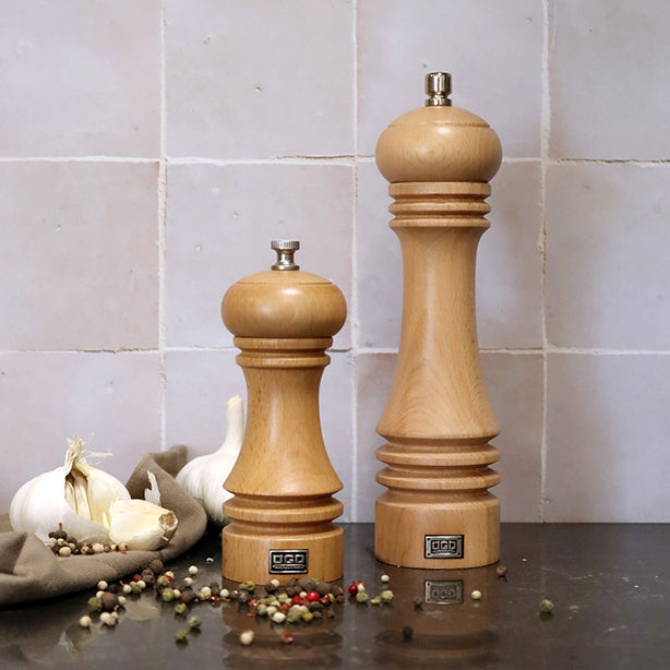 Ogo Living Moulin à Sel En Bois CLASSIC PRO 15cm