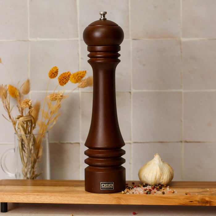 Ogo Living Moulin à Sel En Bois CLASSIC PRO 30cm