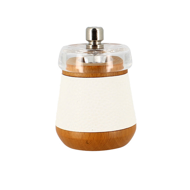 Ogo Living Moulin à Sel En Bois Effet Cuir 8 5cm