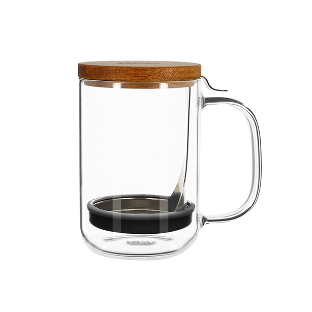 Ogo Living Mug à Piston Verre ROMEO