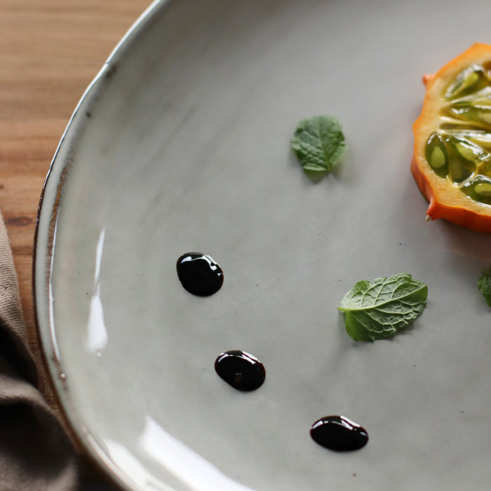 Ogo Living Plat Ovale NAKURU Gris 33cm