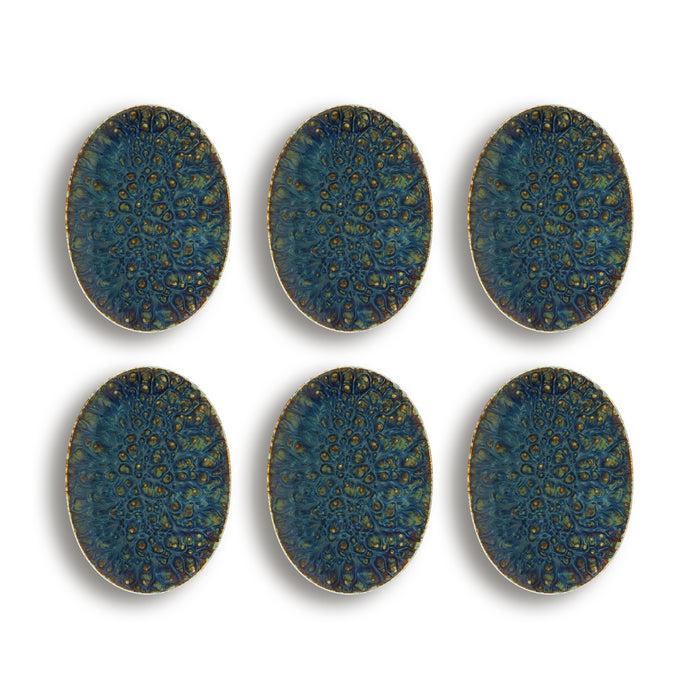 Ogo Living Plat Ovale VENUS Bleu 24cm