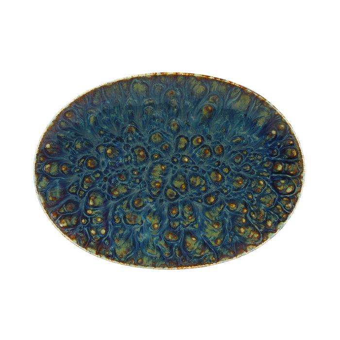 ogo living Plat ovale VENUS bleu 24cm