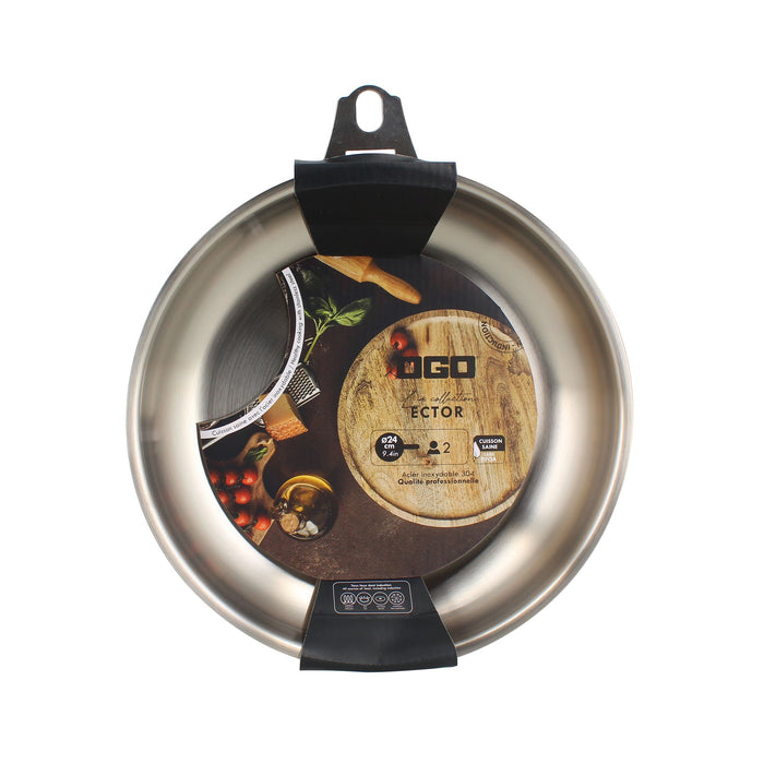 Ogo Living Poêle Amovible En Inox ECTOR 24cm
