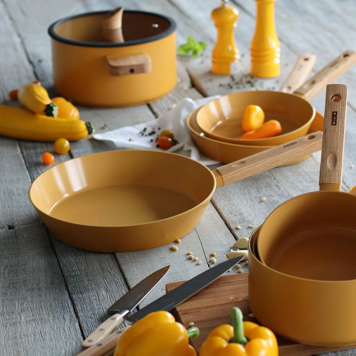 Ogo Living Poêle En Aluminium ECTOR Jaune 20cm