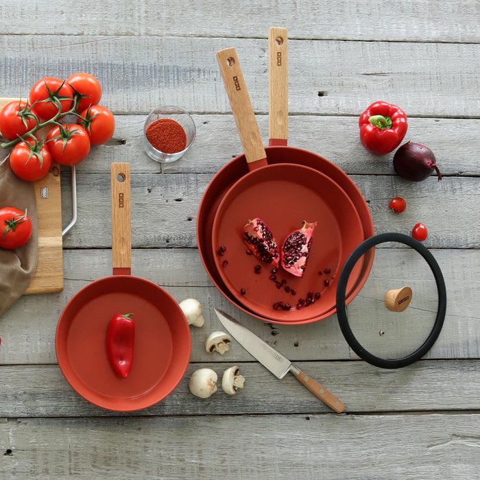 Ogo Living Poêle En Aluminium ECTOR Paprika 24cm