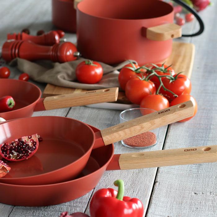 ogo living Poêle en aluminium ECTOR paprika 28cm