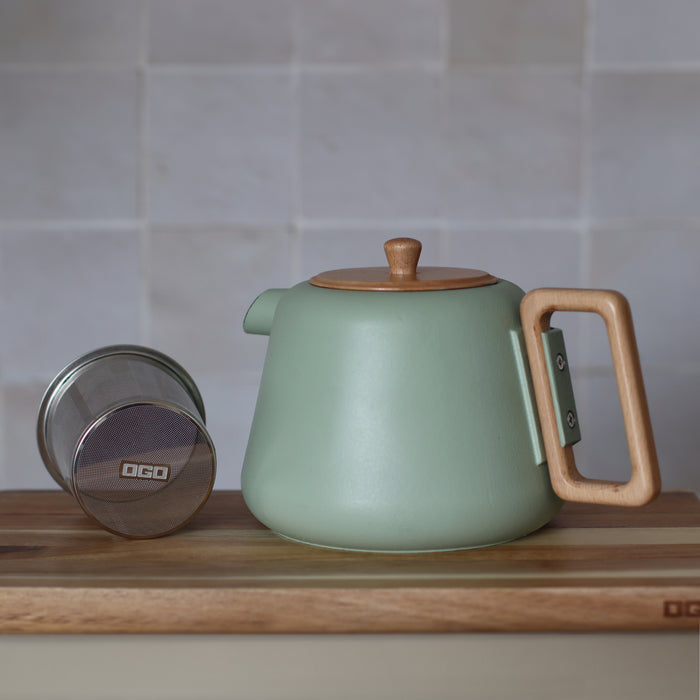 Ogo Living Théière En Fonte VIGGO Amande 1000ml
