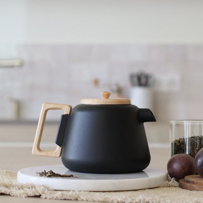 ogo living Théière en fonte VIGGO noir 1000ml