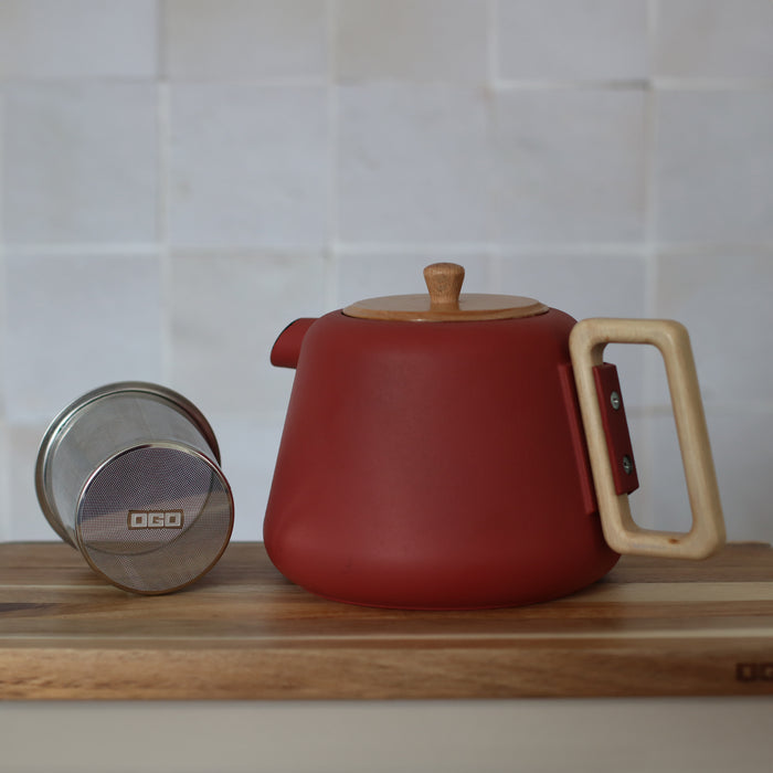 Ogo Living Théière En Fonte VIGGO Paprika 1000ml