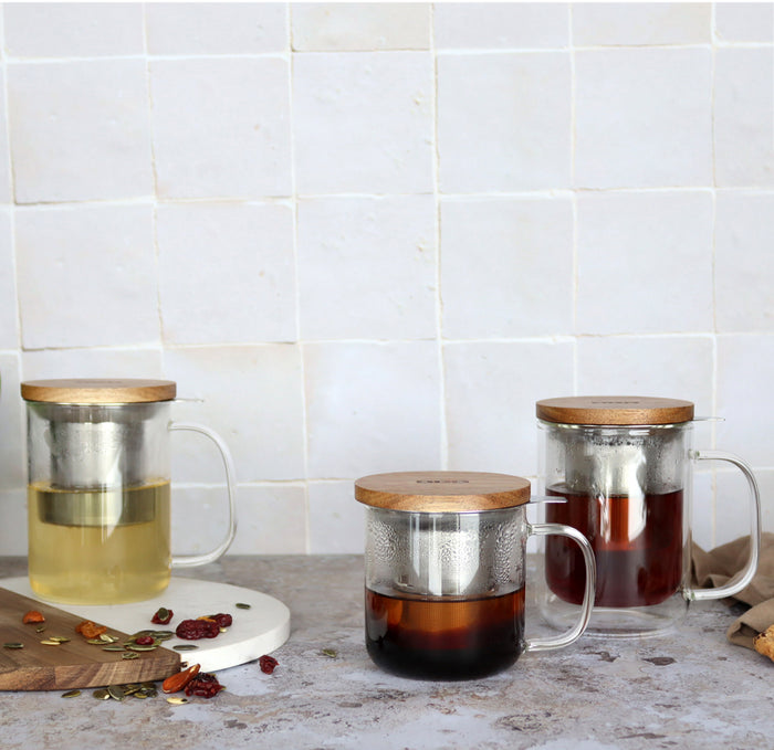Ogo Living Tisanière GUSTAVE En Verre 300ml