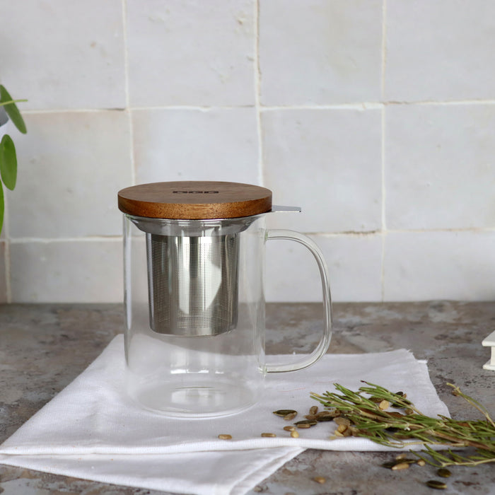 ogo living Tisanière GUSTAVE en verre 450ml