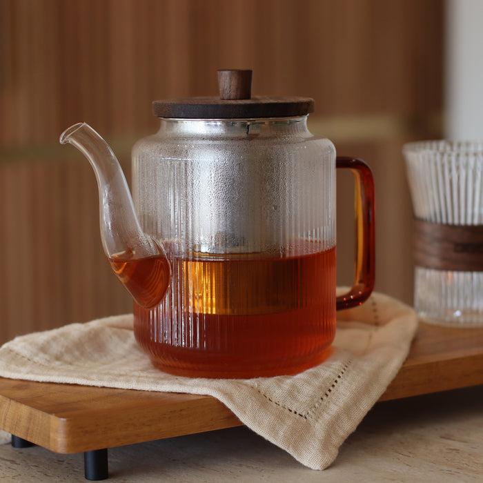 Ogo Living Théière KARL Ambre En Verre Borosilicate 1200ml