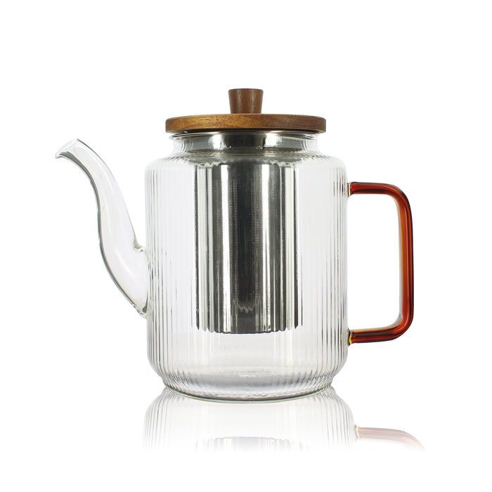 Ogo Living Théière KARL Ambre En Verre Borosilicate 1200ml