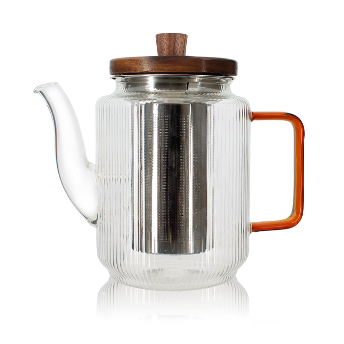 Ogo Living Théière KARL Ambre En Verre Borosilicate 550ml