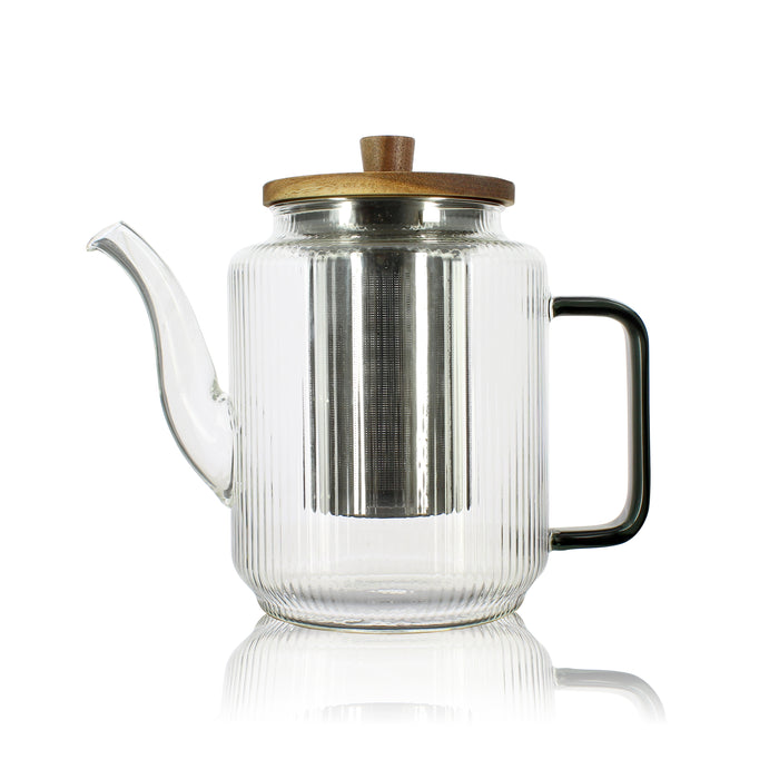 Ogo Living Théière KARL Graphite En Verre Borosilicate 1200ml