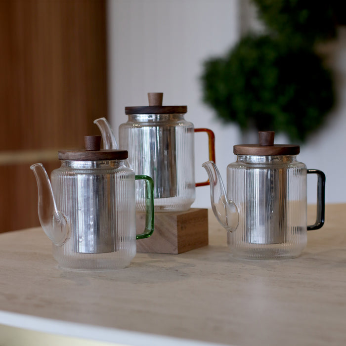 Ogo Living Théière KARL Graphite En Verre Borosilicate 550ml