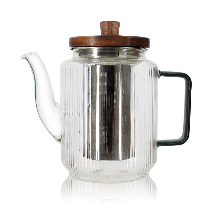 Ogo Living Théière KARL Graphite En Verre Borosilicate 550ml