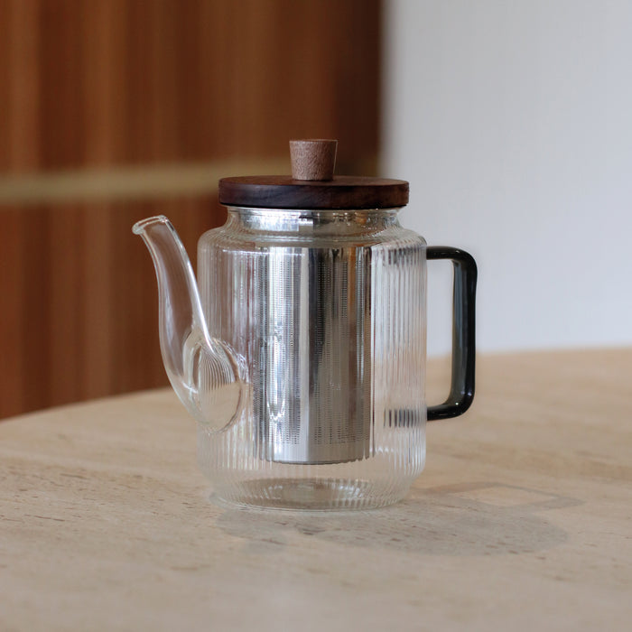 Ogo Living Théière KARL Graphite En Verre Borosilicate 550ml