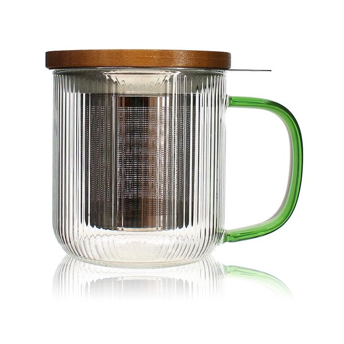 Ogo Living Tisanière KARL Jade En Verre Borosilicate 300ml