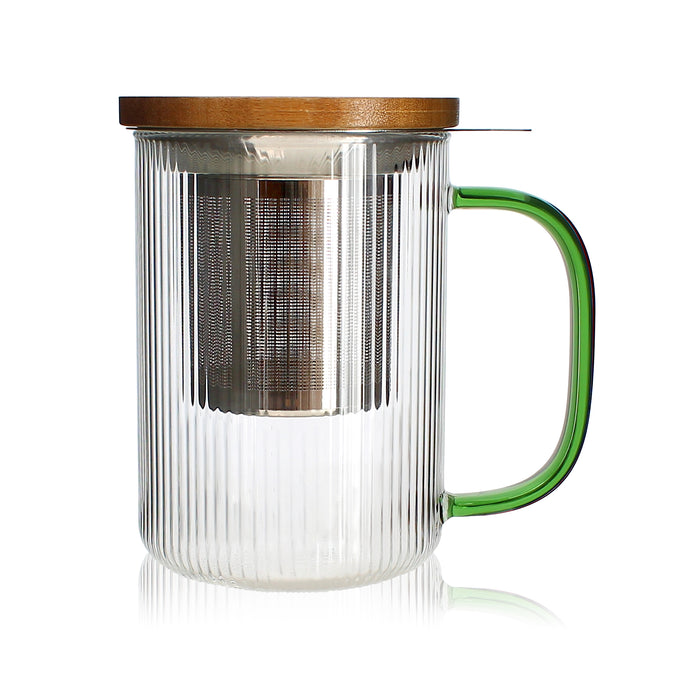 Ogo Living Tisanière KARL Jade En Verre Borosilicate 450ml