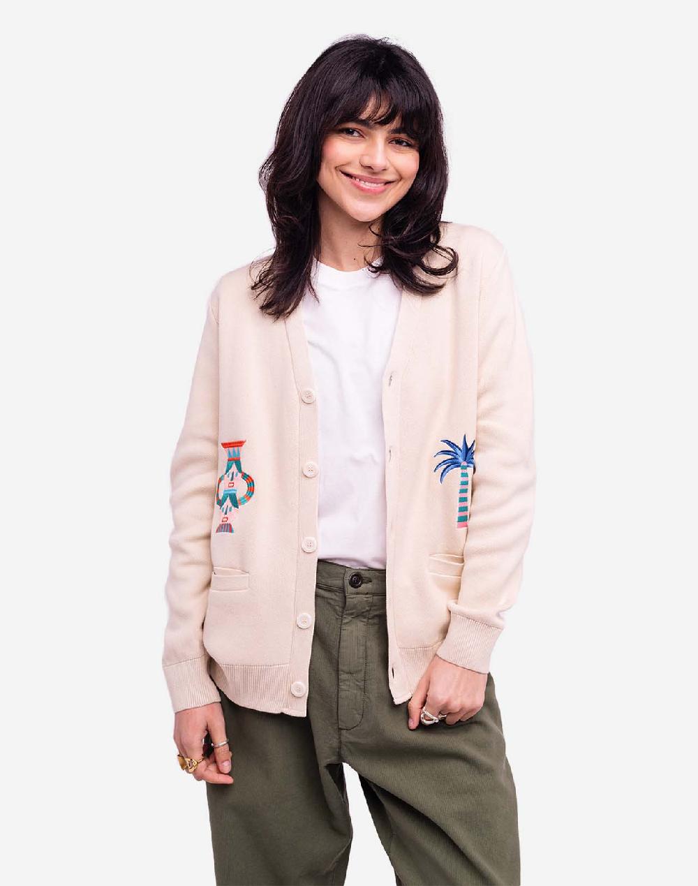 olow Cardigan Cartago écru