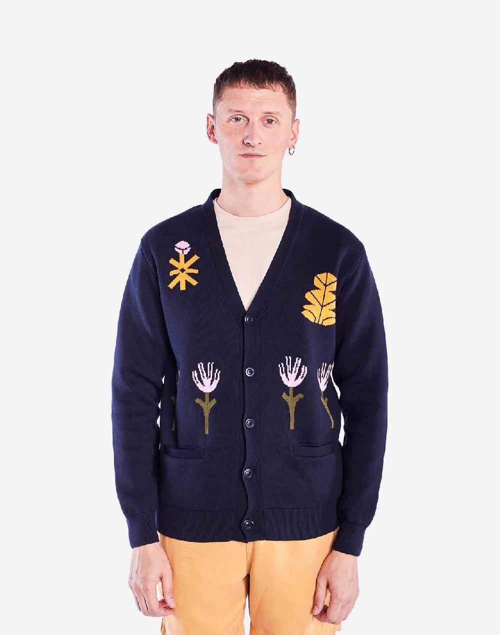 olow Cardigan Hadiqa marine