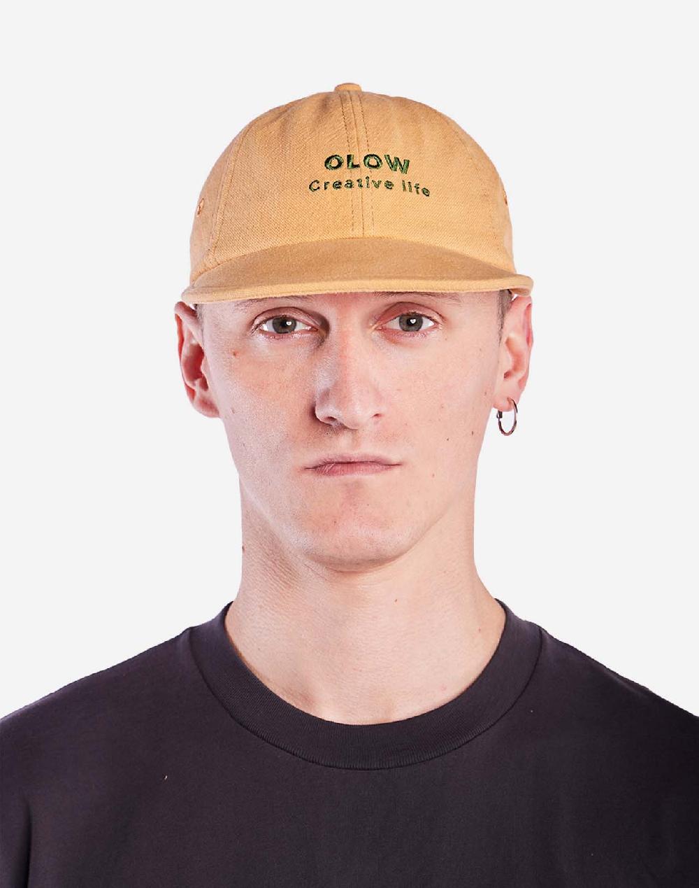 Olow Casquette Creative Life Jaune Ocre