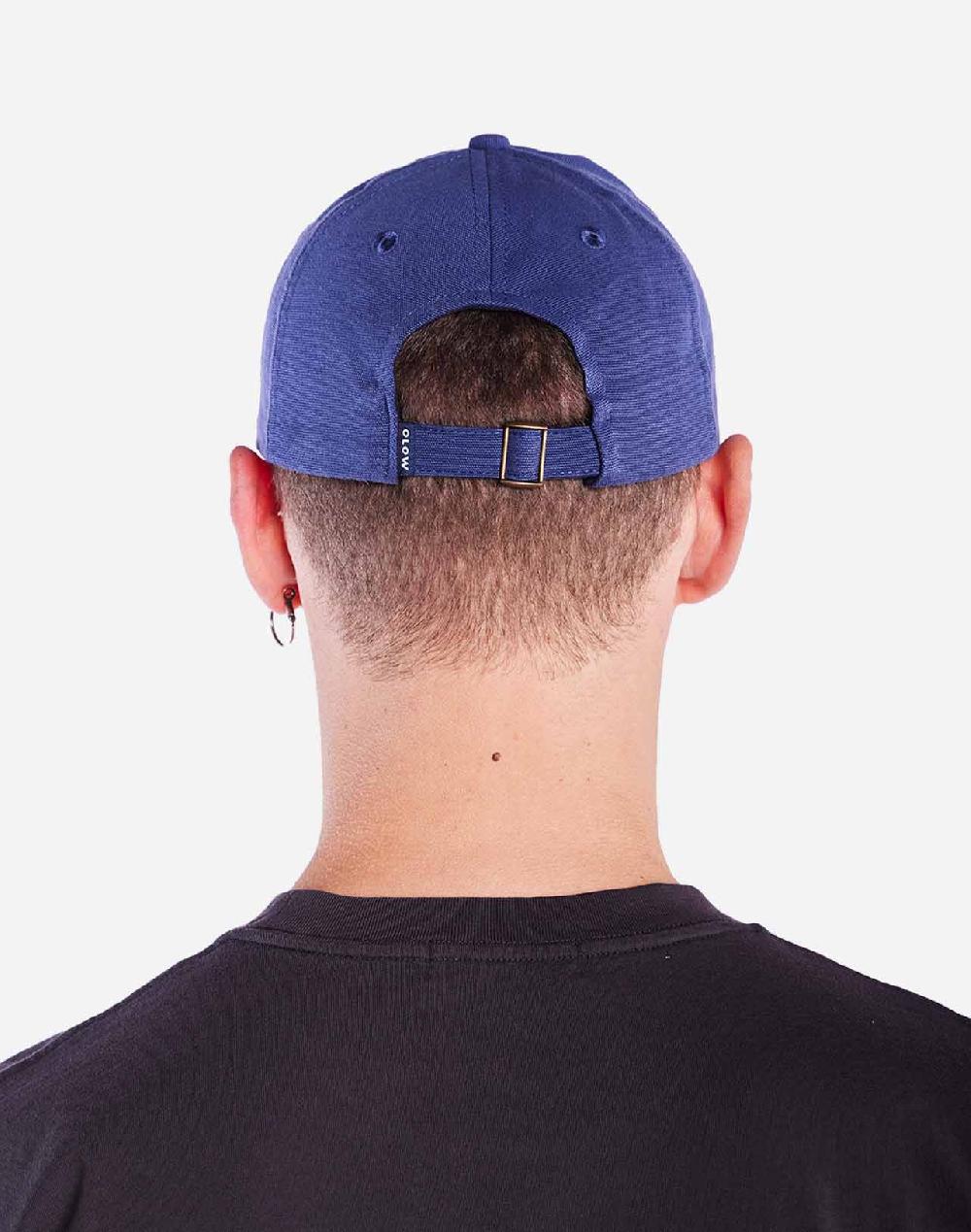 Olow Casquette Six Panel Meknes Bleu Outremer