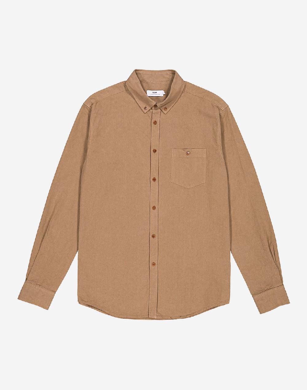 Olow Chemise Classico Afel Taupe