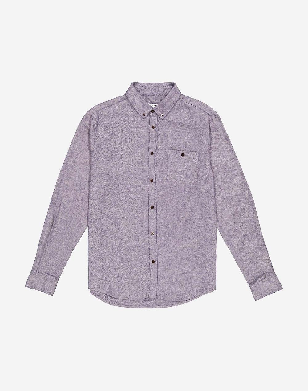 Olow Chemise Classico Chloro Gris-bleu