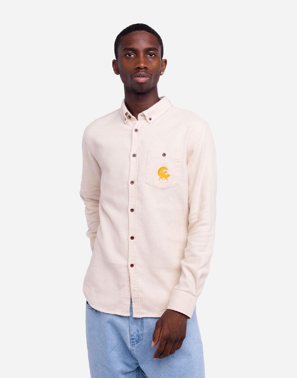 Olow Chemise Classico Father écru