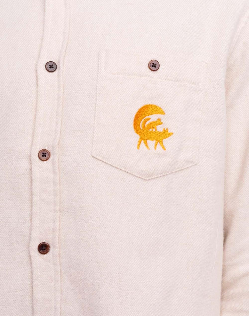 Olow Chemise Classico Father écru