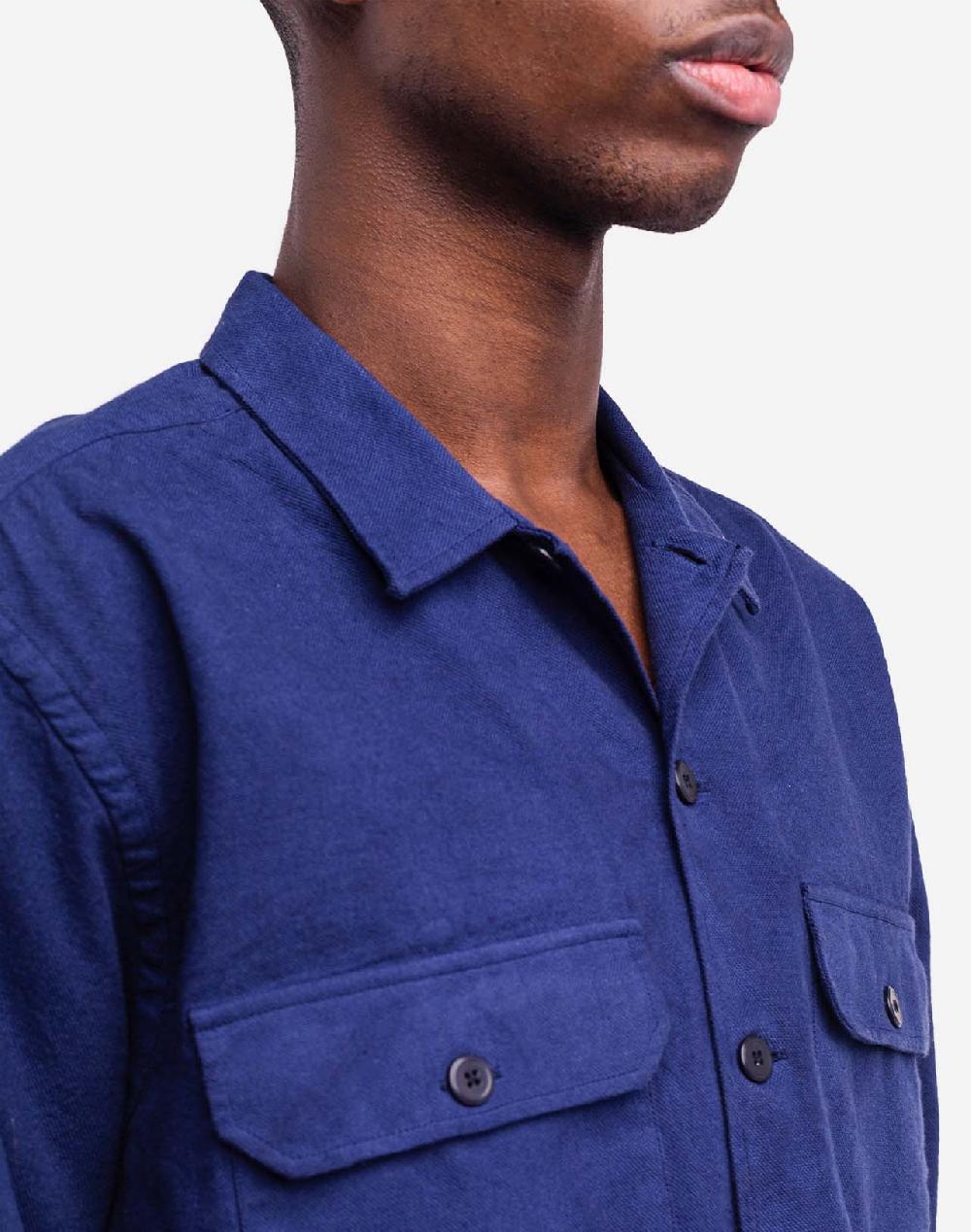 Olow Chemise Decré Skome Bleu Outremer
