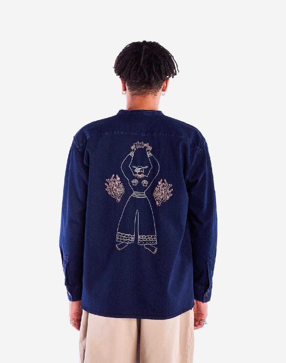 olow Chemise Mothersea denim foncé