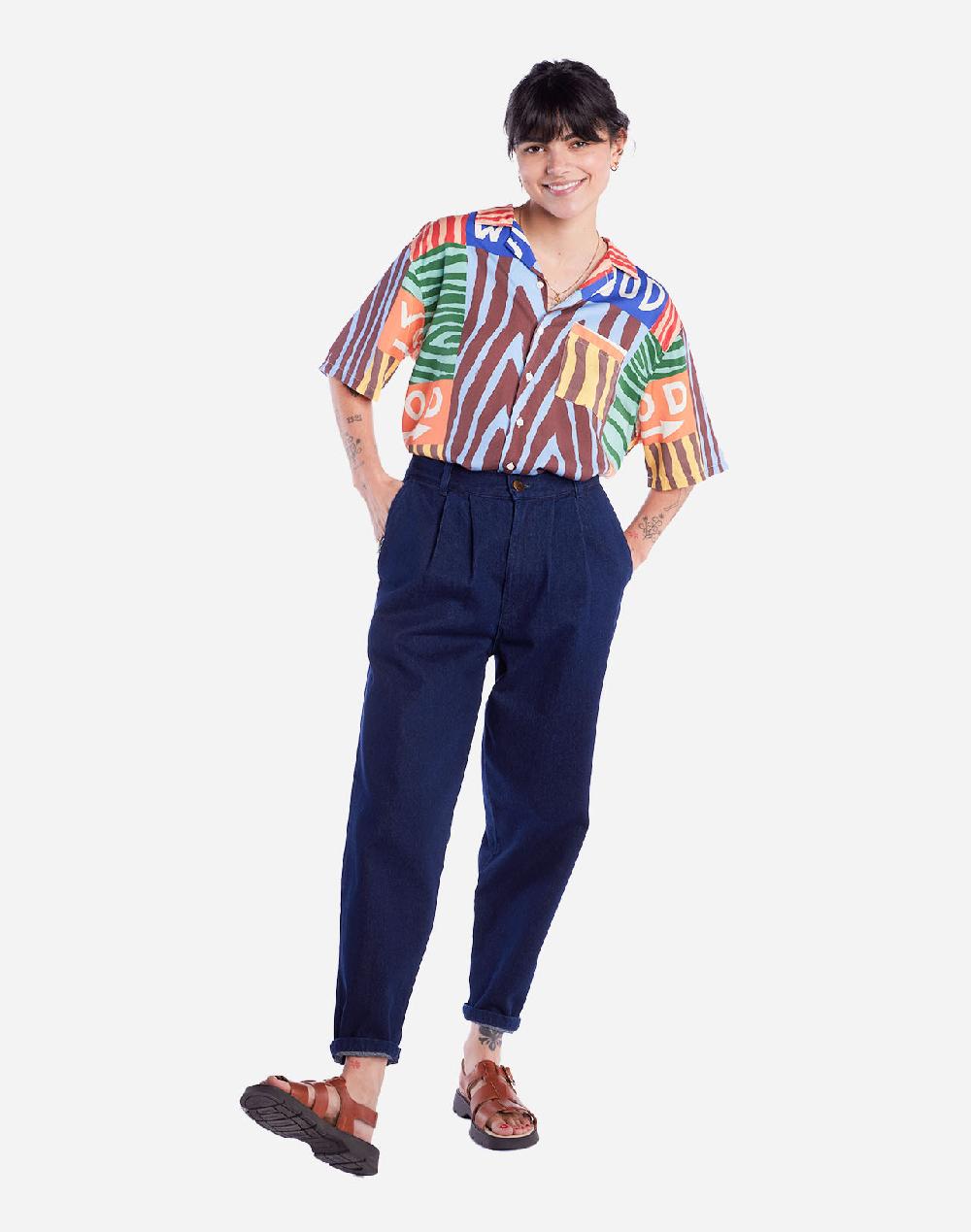 Olow Chemisette Aloha Firewood Multicolore