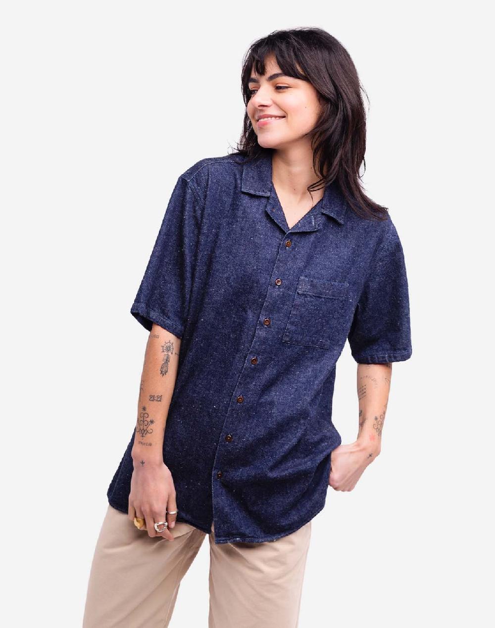 Olow Chemisette Aloha Guala Denim Foncé