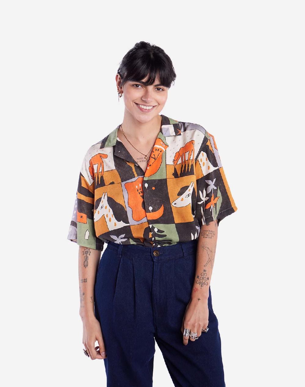 Olow Chemisette Aloha Skane Multicolore