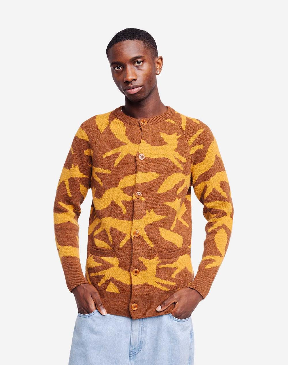 olow Gilet Roka marron caramel