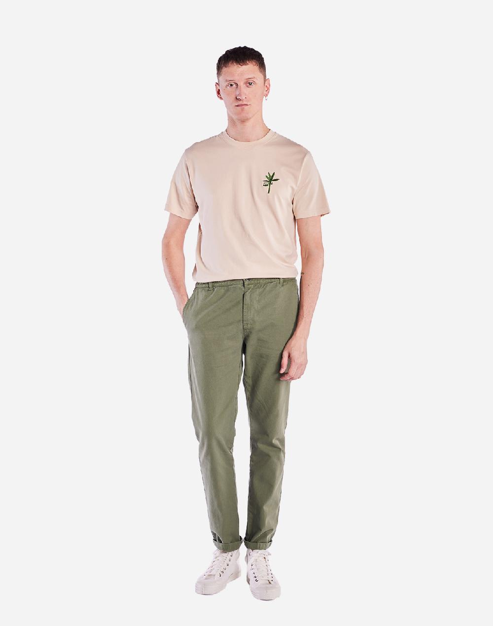 Olow Pantalon Chino Vert Olive