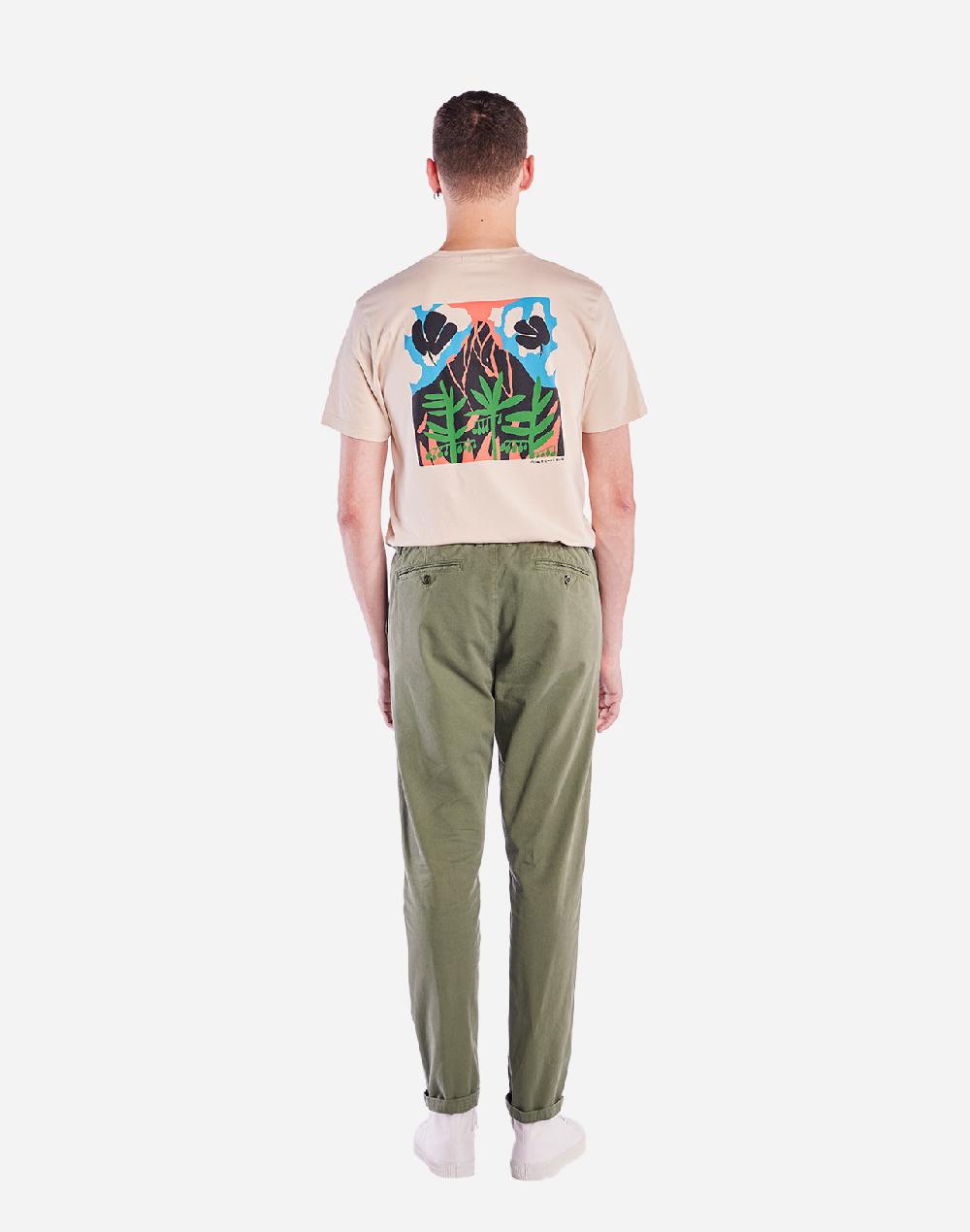 Olow Pantalon Chino Vert Olive
