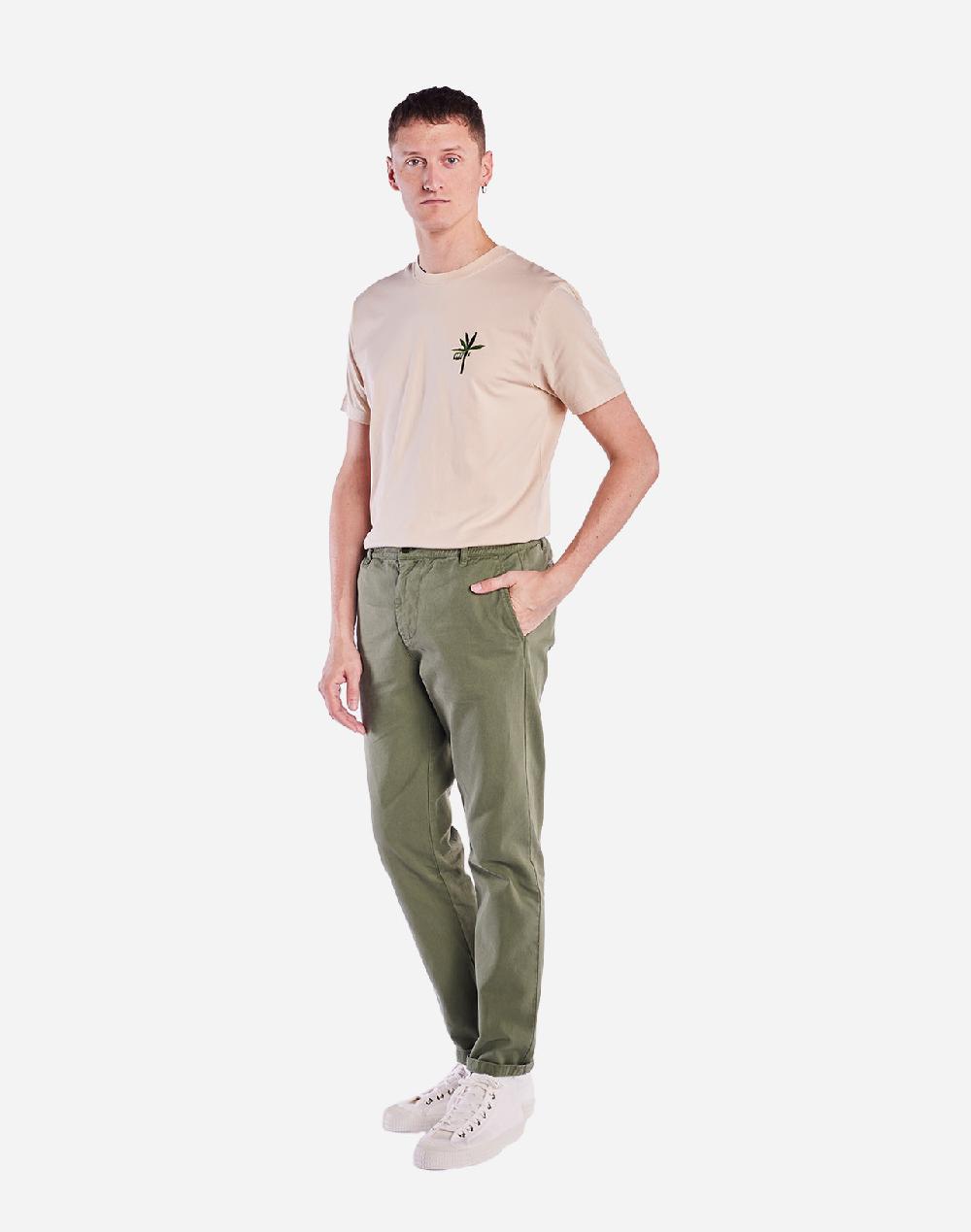olow Pantalon Chino vert olive