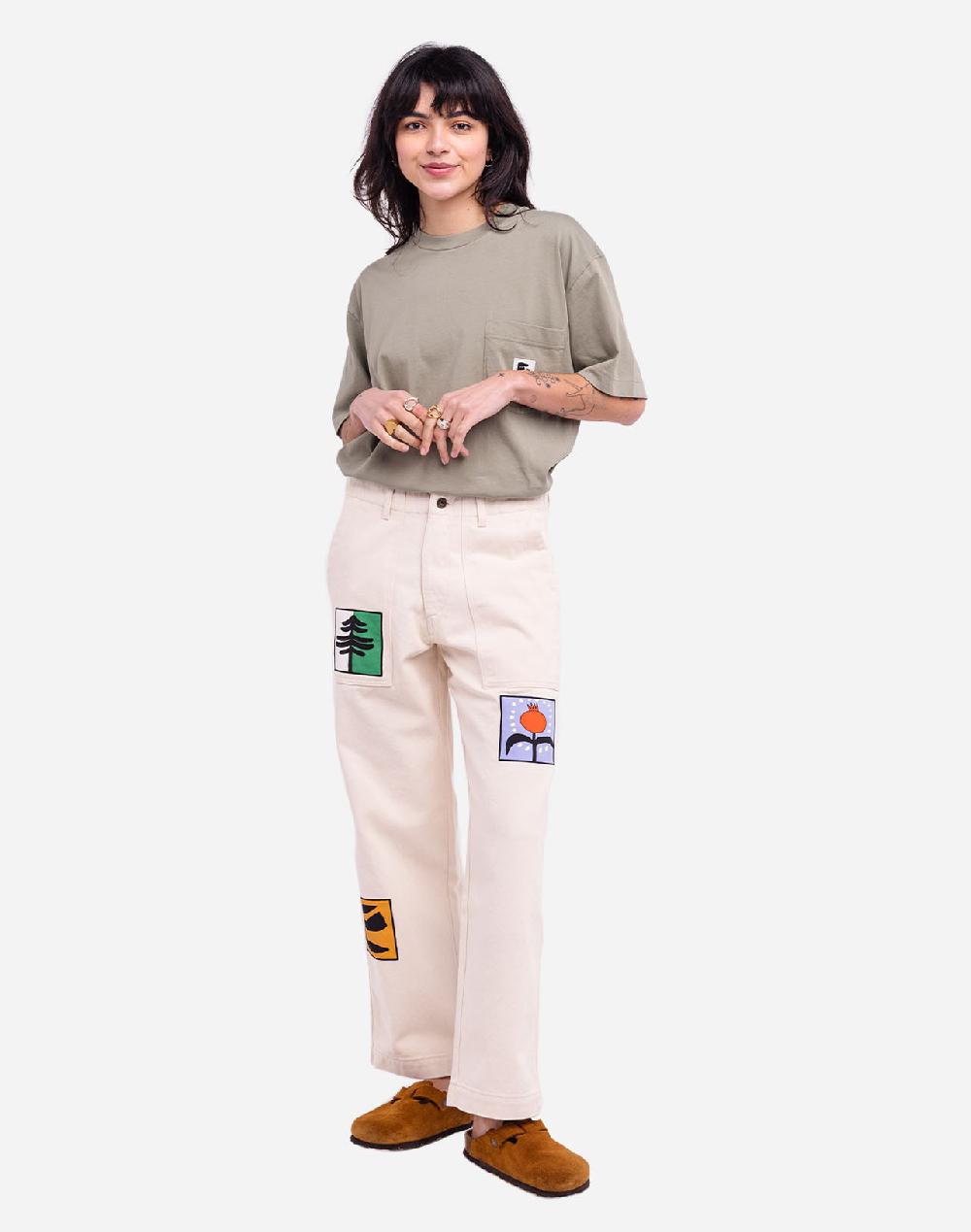 Olow Pantalon Gamal Ona écru Naturel