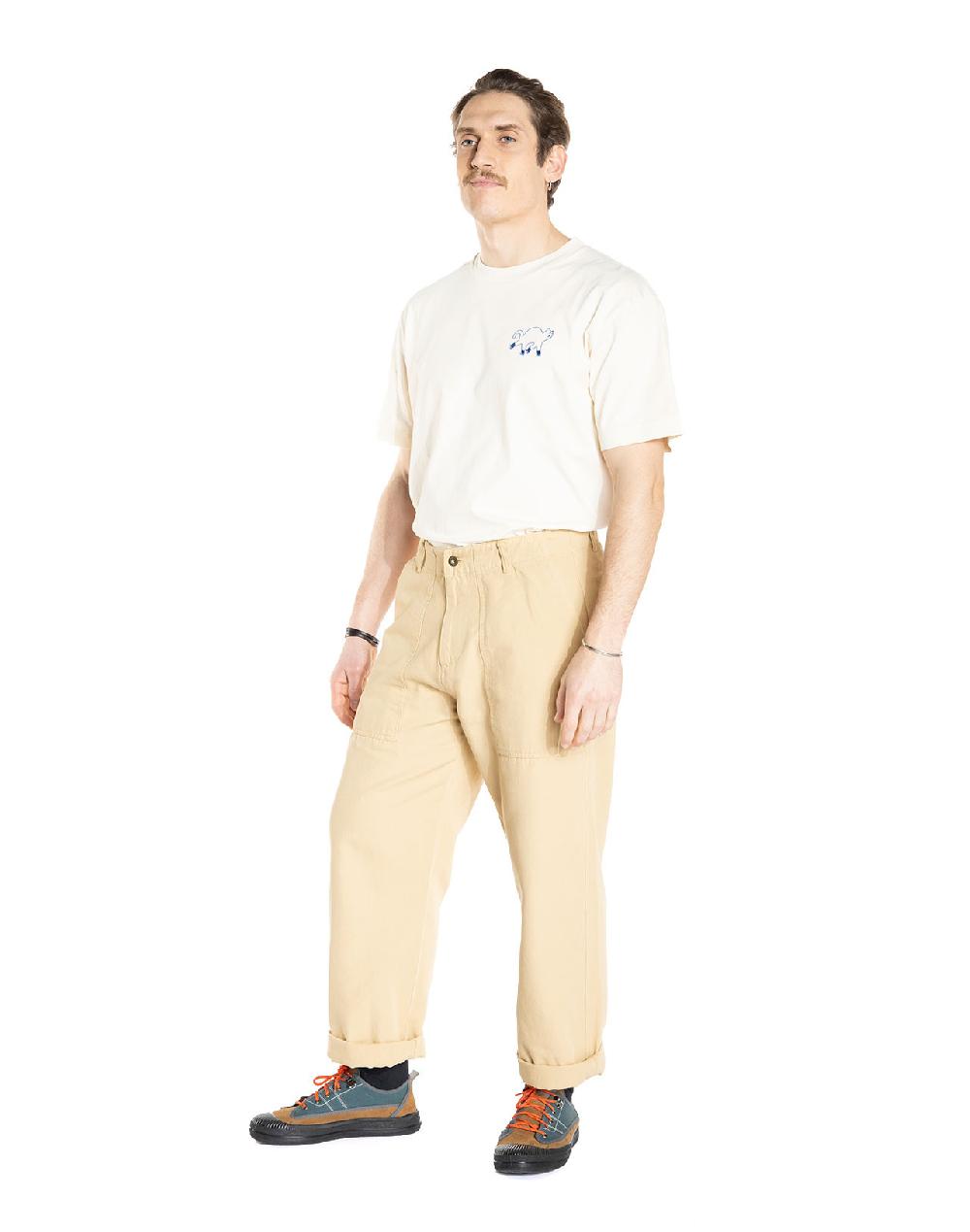 olow Pantalon Gamal sable