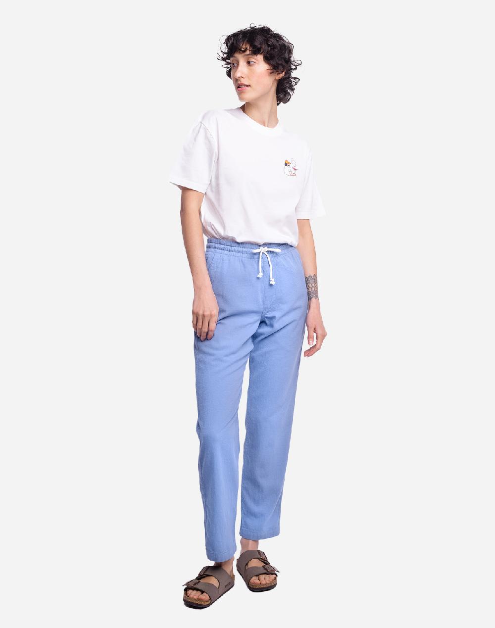 olow Pantalon Hatha bleu azur