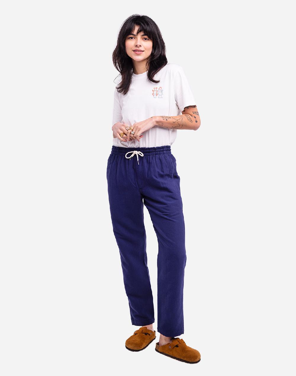 Olow Pantalon Hatha Bleu Outremer
